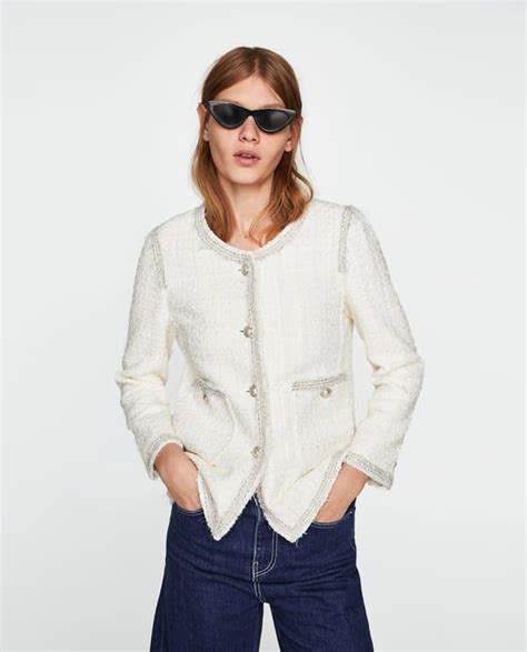 chanel style jackets zara|Altro.